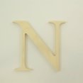 thumbnail image 4 of Package of 1, 18 Inch X 3/4" Thickness Baltic Birch Wood Letter N in The Times New Roman Font, Thick, Upper Case for Art & Craft Project, Made in USA, 4 of 4
