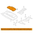 thumbnail image 3 of For 95-01 7-Series Center Engine Splash Shield Under Cover Undercar Deflector, 3 of 5