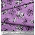 thumbnail image 3 of Soimoi Cotton Poplin Fabric Check & Floral Artistic Print Sewing Fabric Yard 42 Inch Wide, 3 of 3