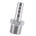 thumbnail image 4 of CONECTOR DE DE MANGUERA DE PUAS DE MONTAJE DE TUBERÍA DE ROSCA MACHO SS304 DE ACERO INOXIDABLE BSP 1OR8 "~ 3or4", Adaptador de 15 mm, Junta de Montaje rápido de Plomería,, 4 of 7
