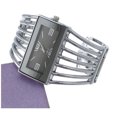 thumbnail image 2 of Women Luxury Cuff Bracelet Rectangular Dial Hollow Analog Quartz Wrist Watch for Ladies, 2 of 3