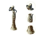 thumbnail image 4 of deevoka African Sculpture Art Crafts Vintage Women Figure for Bedroom Desk Bookshelf A, 4 of 9