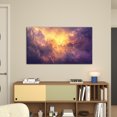 thumbnail image 3 of Floating Dream- Orange and Purple Blend on Top of a Cloud (16 "x24" Customizable) by Genie's Poems - Print Wall Art Work Home Decor, 3 of 4