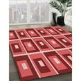 thumbnail image 2 of Ahgly Company Indoor Rectangle Patterned Love Red Area Rugs, 2' x 4', 2 of 6