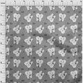 thumbnail image 4 of oneOone Viscose Jersey Gray Fabric Asian Kawaii Rabbit Sewing Material Print Fabric By The Yard 60 Inch Wide, 4 of 4