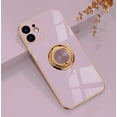 thumbnail image 1 of Phone Case for Iphone 14 15 plus pro max Finger Ring Bracket Car Magnetic Absorber Phone Case, 1 of 4