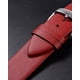thumbnail image 4 of Genuino Cuero Correa 14mm Ancho, Liso Plano Cuero Reloj Correa para Hombre y Mujer, Rojo, 4 of 7
