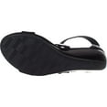 thumbnail image 6 of Womens Anne Klein Sport Crisscross Wedge Sandals, Black Multi, 9.5 US, 6 of 6
