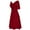 Red, variant on Giftesty Maxi Dresses for Women 2024 Women formal Wedding Bridesmaid High-waist Party Ball Prom Gown Cocktail Dress