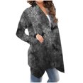 thumbnail image 6 of Enjoytime Womens Lightweight Jackets Halloween Printed V-Neck Long Sleeve Cute Cardigans Fashion Loose Casual Outerwear Gray XXL, 6 of 6