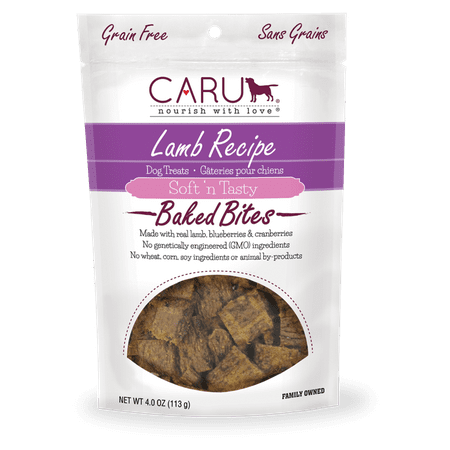 Caru Soft 'n Tasty Lamb Recipe Baked Bars Dog Treats - 4.0
