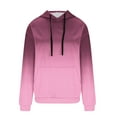 thumbnail image 4 of Enjoytime Women' S Plus Size Hoodie Sweatshirts Gradient Printed Long Sleeve Pullover Hooded Tops Casual Loose Sweatshirt with Pocket for Women, 4 of 4