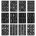 thumbnail image 3 of Plantillas para tatuajes temporales RAZET, 12 hojas, 142 plantillas, 3 of 8