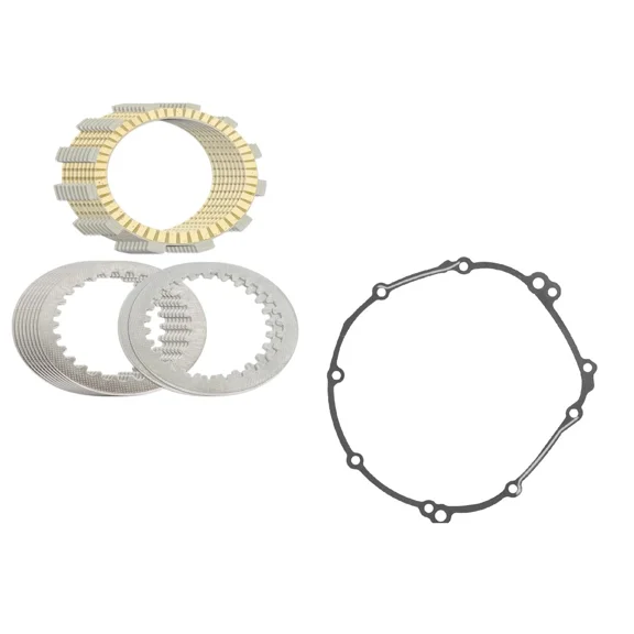 Clutch Cover Gasket & Friction/Steel Plates Kit For Yamaha R6 YZF-R6