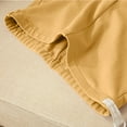 thumbnail image 5 of Hxshgdsn Maternity Pants Soft Straight Leg Stretchy Drawstring Waist Loungewear For Pregnancy Women Casual Yellow M, 5 of 5