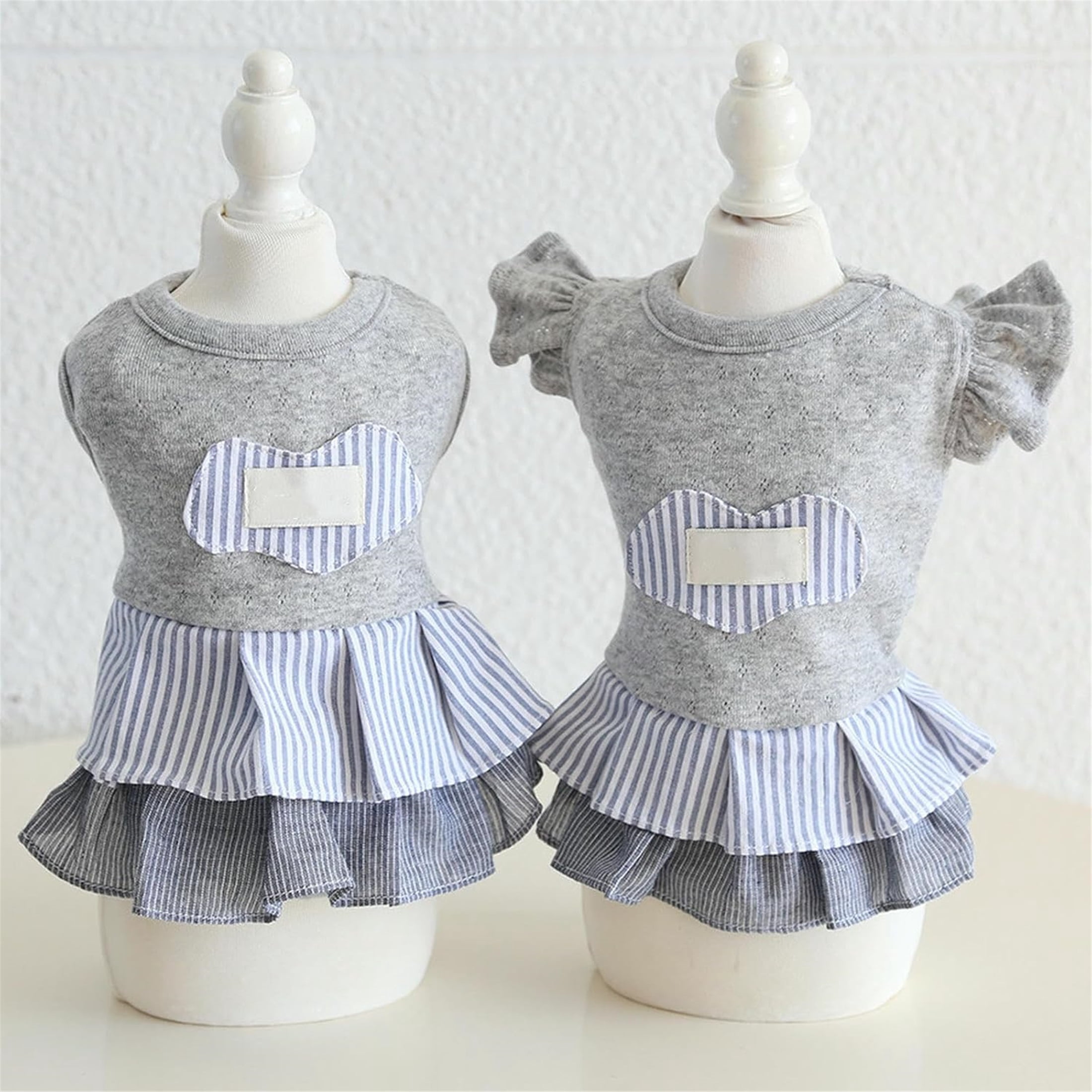 HQREA Dog Cat Dresses for Small Medium Dogs Girl Vest Shirt Skirt Pet Sport T-Shirts Dress Puppy Summer Clothes