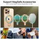 thumbnail image 3 of Funda de teléfono GUAGUA para iPhone 14 Pro Max de 6.7 pulgadas magnética, 3 of 9