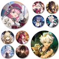 thumbnail image 2 of Insignia del juego Genshin Shenhe, Kaeya Alberich, Sangonomiya Kokomi, Ganyu Broches Cosplay Lindos alfileres de esmalte para mochilas Ropa Joyas, 2 of 5