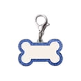 thumbnail image 1 of TIELUTT Dog for Dog and Cat Dog Name with 4 Lines of Custom Text Deep Engraved Dog ID Regular Size Glitter Bone Dog Harness Leash Double Pet Supplies Pull Stop Leash Rhinestone Choker, 1 of 3
