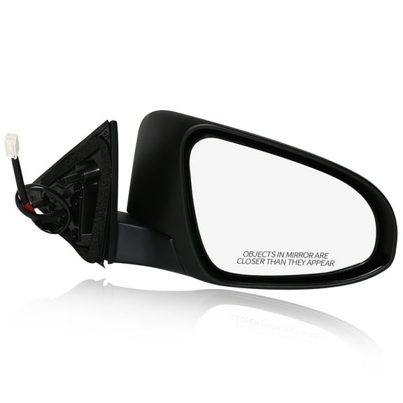 Right Passenger Side Mirror, Power Non-Heated Paintable Manual Folding View Mirror For 2012-2014 Toyota Camry