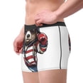 thumbnail image 3 of Bingfone Patriotic Boxing Bear Art Men's Underwear - Casual Stretch Boxer Briefs-Medium, 3 of 7