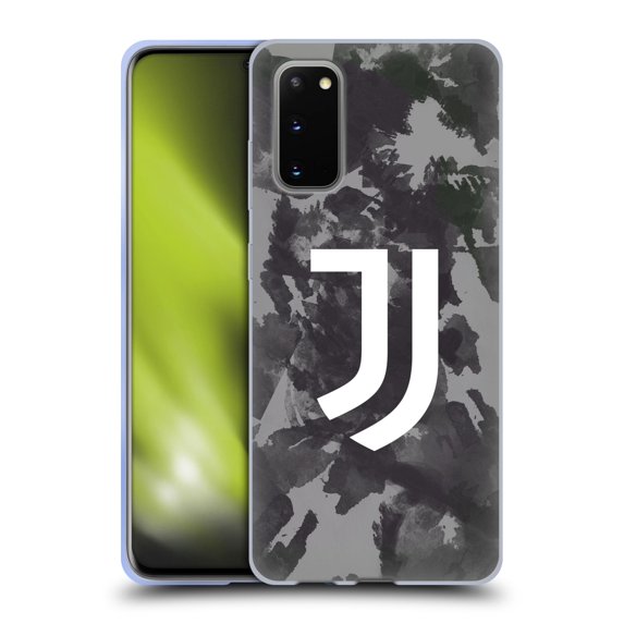 Head Case Designs Officially Licensed Juventus Football Club Art Monochrome Splatter Logo Soft Gel Case Compatible With Samsung Samsung Galaxy S20 / S20 5G