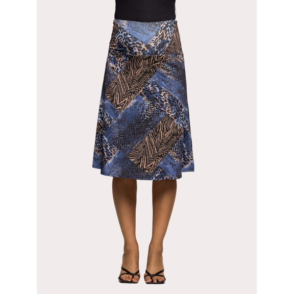 Maternity Animal Knee Length A Line Skirt