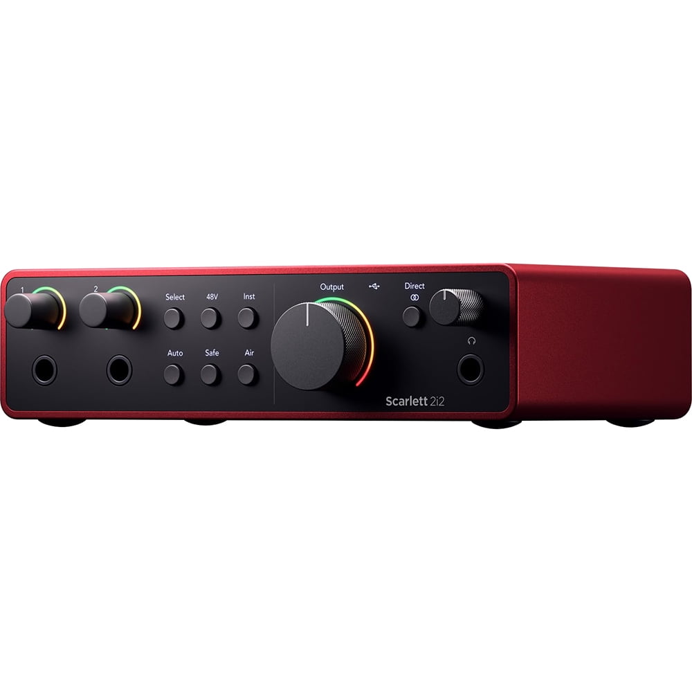Focusrite Scarlett 2i2 Studio 4th Gen USB, Home Recording Bundle