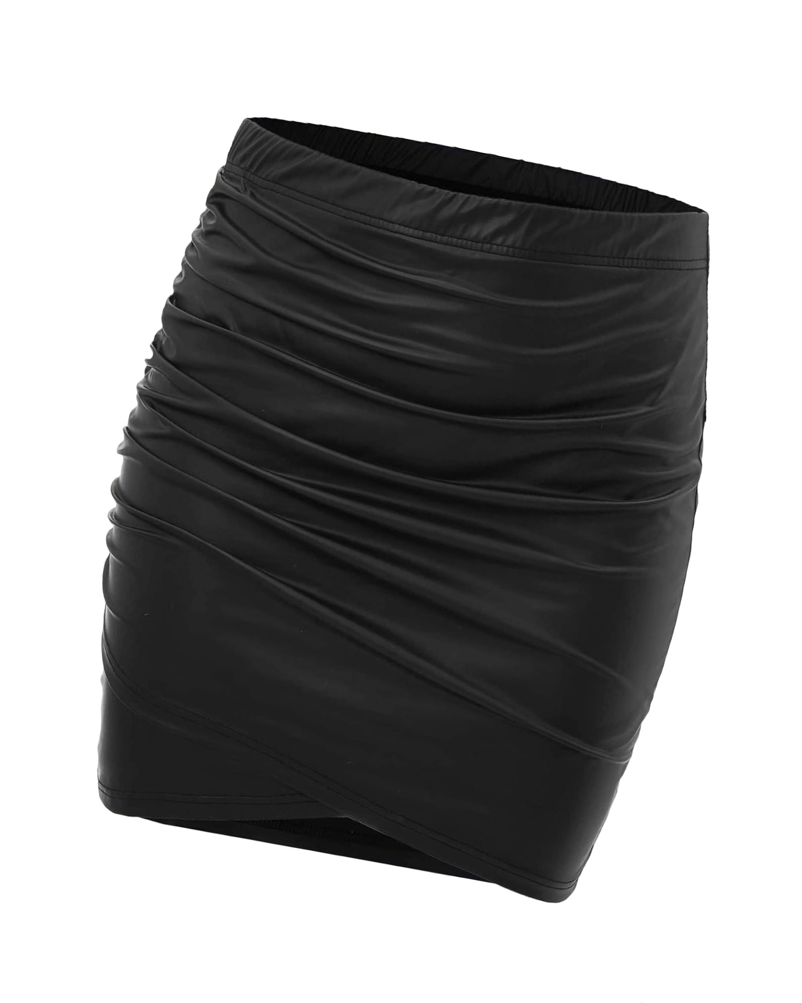 Elegant Solid Bodycon Black Plus Size Skirts (Women's) - Walmart.com