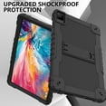 thumbnail image 5 of SOATUTO for TCL TAB 10 NXTPAPER 5G 10.4 Inch Tablet Case, Heavy Duty Protective Case Cover with Kickstand for TCL TAB 10 NXTPAPER 5G 10.4 Inch Model 9199S Tablet (Black/Black), 5 of 8