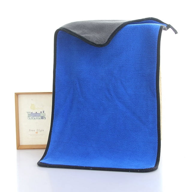 Toalla de lavado de autos de vellón coral, paño de limpieza para el hogar, toalla de belleza para autos engrosada de doble cara