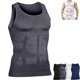 thumbnail image 1 of Camiseta sin mangas de compresión Shaperluv para hombre gris talla L, 1 of 6