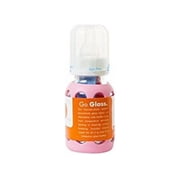 Lifefactory Glass Baby Bottles 4 Pack (4 oz. in Girl Colors) - Pink/Yellow/Lilac/Green