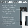 thumbnail image 5 of Legrand radiant Screwless Wall Plates for Decorator Rocker Outlets, 3-Gang, White, RWP263WCC6, 5 of 5