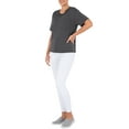thumbnail image 4 of Time And Tru Women's Boyfriend Tee, 4 of 5