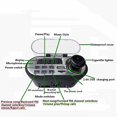 thumbnail image 3 of Altavoz de Motocicleta Impermeable, Motocicleta Multifunción USB Phone Premium Sound para exteriores, 3 of 7