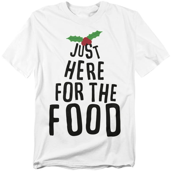 Generic: Christmas T-Shirt Just Here For The Christmas Food Unisex Graphic Tee For Men & Women