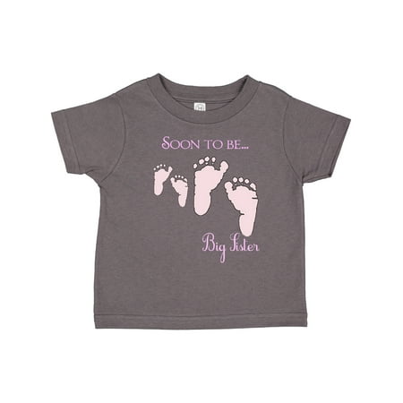 

Inktastic Soon to Be Big Sister Gift Toddler Toddler Girl T-Shirt