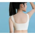 thumbnail image 2 of Training Bras for Girls Sports Bras Cotton Cami Fixed Pads Training Bra Seamless Up Stretch 10-16, 2 of 5