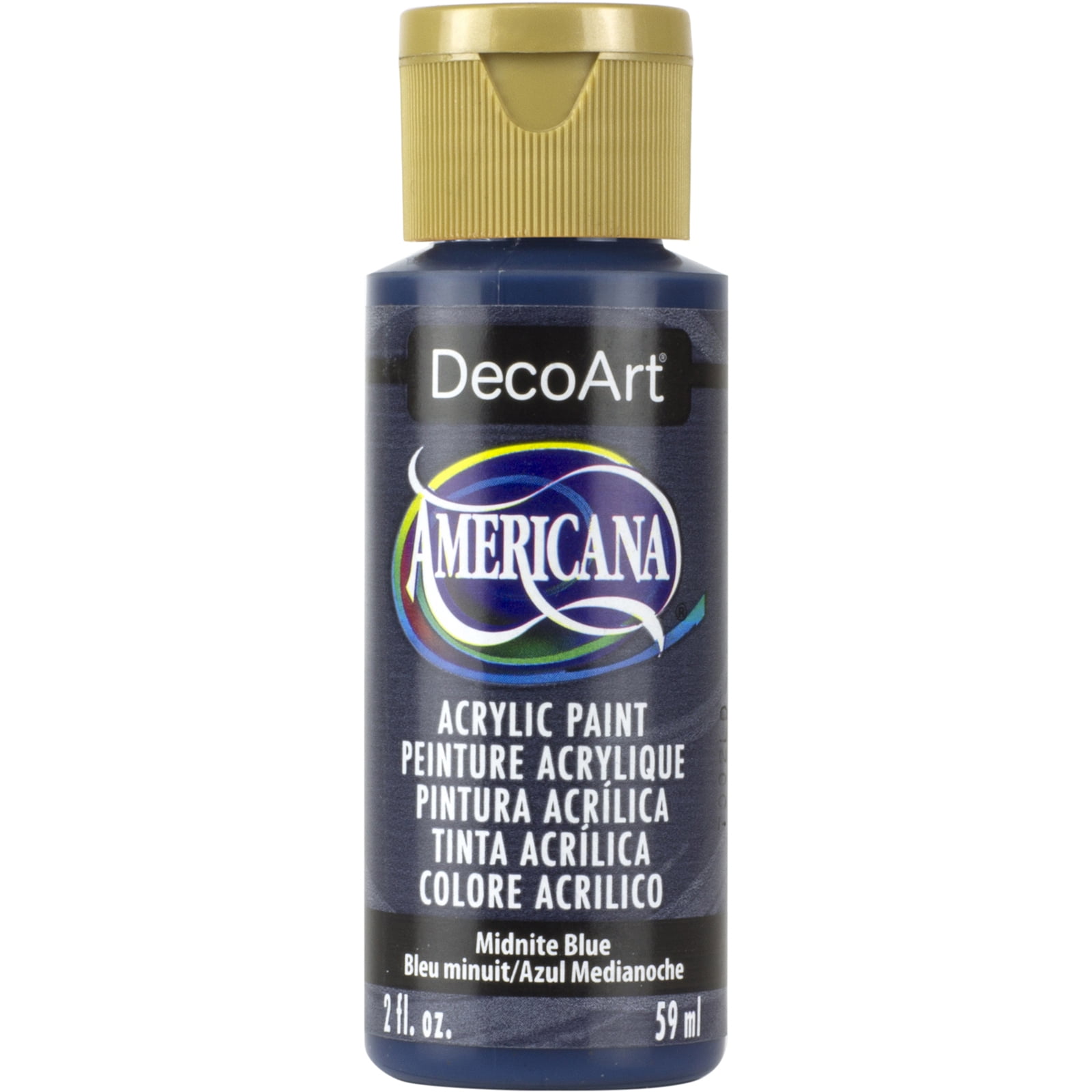 DecoArt Americana Acrylic Color, 2 oz., Midnight Blue