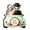 Green, variant on Keepsake Wooden Vintage Car Ornament,Elderly Couple Anniversary Memento with Sentimental Engraved Message,Rustic Tabletop Decor for Grandparents Wedding Keepsake,5.9