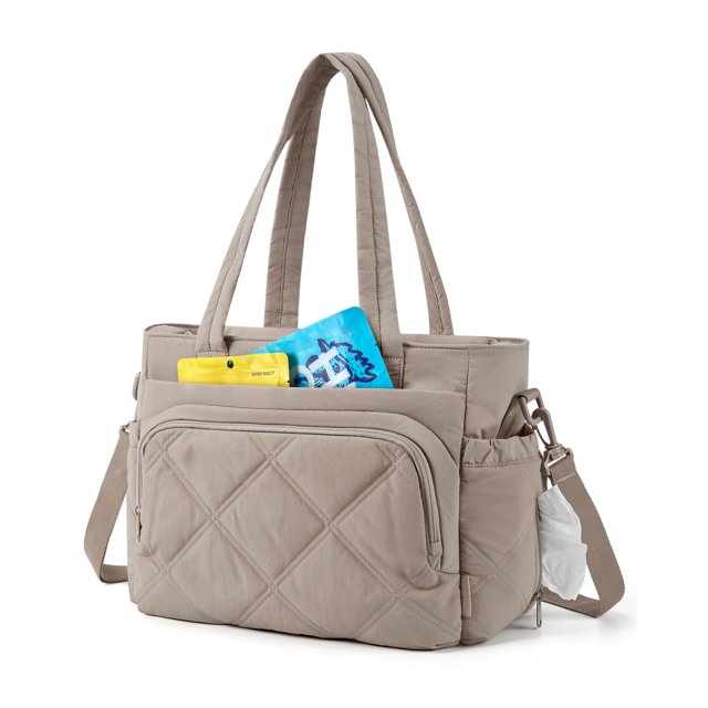 Bolsa de almuerzo BAGSMART, grande, aislante, para mujer, capacidad de 15 litros