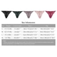 thumbnail image 2 of Baywell Women Sexy Lace Thongs V Cheeky Underwear See Through Panties Seamless Low Waist Underwear Breathable Stretch Thong, 2 of 5