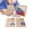 thumbnail image 4 of Juego de con clip de tablero de madera para edades de 3 4 5 6 7, 4 of 9