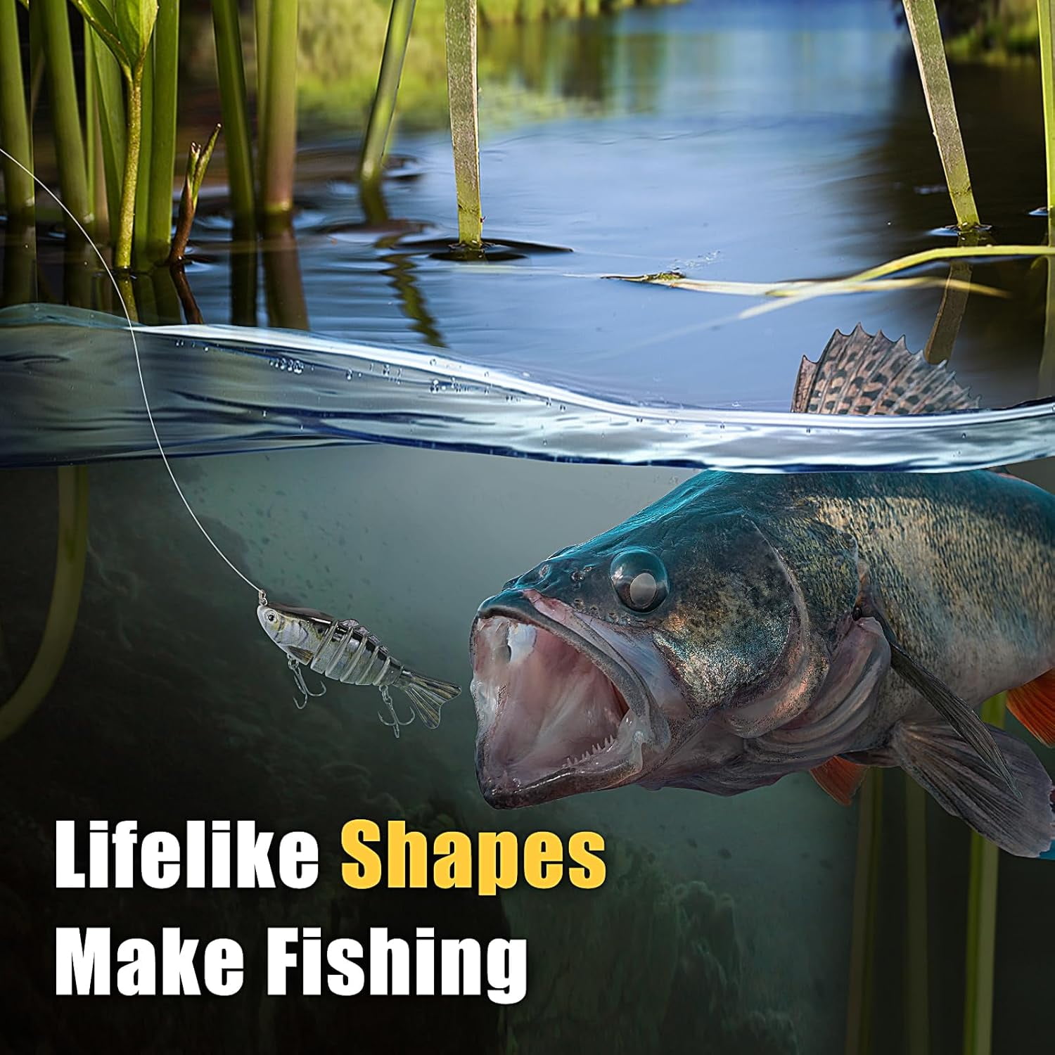 Advent Calendar 2025 Fishing Lure for Men Teen Boys,24 Day Christmas Countdown Fishing Lure Tackle Kit Soft Lures Spoons Minnow Popper Crankbait VIB,Fishing Xmas Gifts for Fisher Father Grandpa