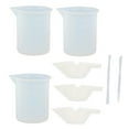 thumbnail image 4 of OULII 1Set Casting Measuring Cup for Epoxy Resin Crafting Tools Friends, 4 of 8