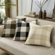 thumbnail image 4 of decorUhome Fundas de Almohada con Cuadro Búfalo 61x61 cm Juego de 2, 4 of 9