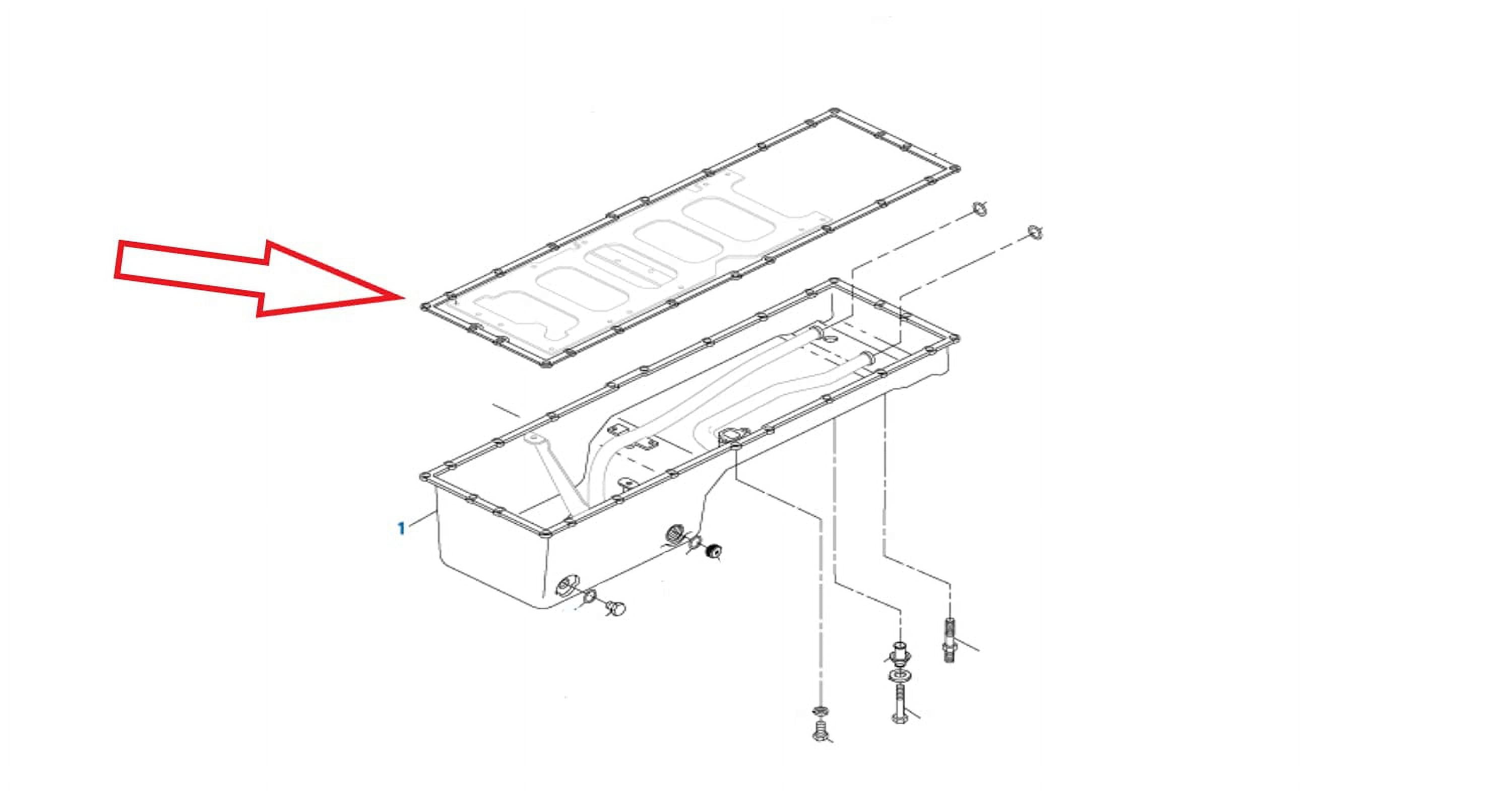 1685248 Oil Pan Gasket Isolator Caterpillar C15 Application