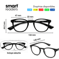 thumbnail image 4 of Lentes de Lectura B+D Smart Round Readers Negro, 4 of 6
