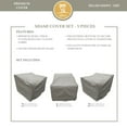 thumbnail image 2 of TK Classics Miami Protective 5 Piece Water Resistant Patio Furniture Cover Set, 2 of 3
